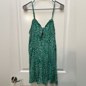 Wild Fable Green Floral Mini Dress